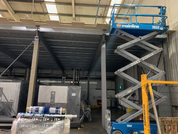 Mezzanine floor for fusion plastics in Leicester Image 4