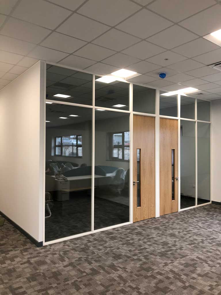 Glass Partition Transformation for Icon Aerospace Image 3