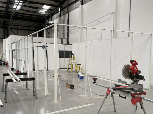 Staff canteen area for Ridgeway Engineering, Leicester Before Image